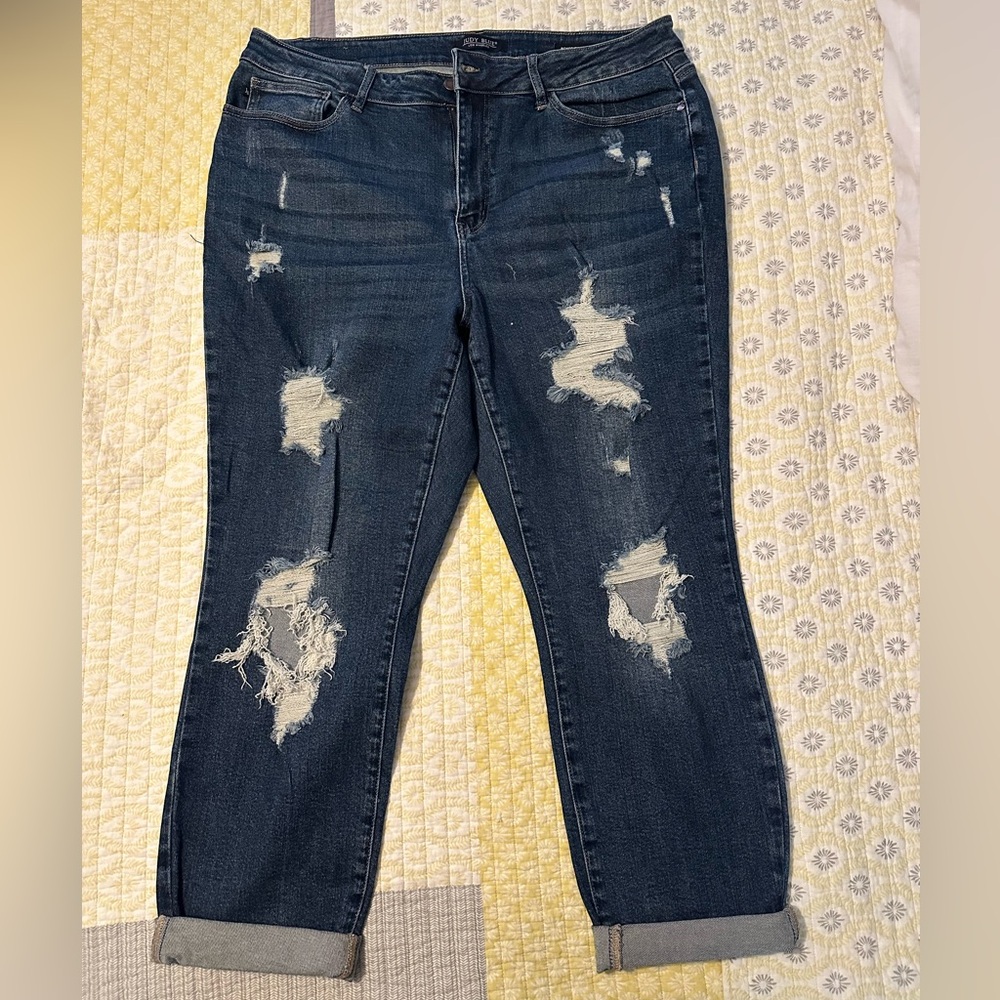 Just Blue Boyfriend style jeans. Size 20W